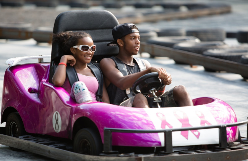 Go cart at Woodloch Resort.
