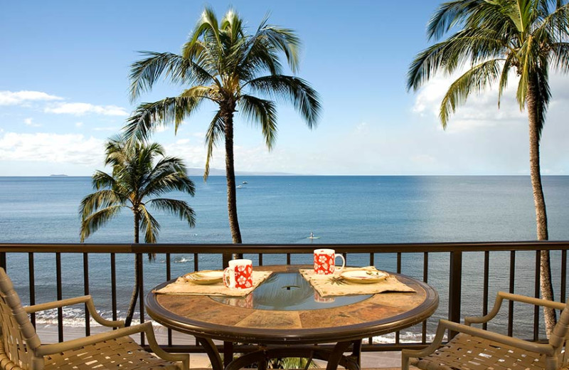 Balcony view at Sugar Beach Resort.