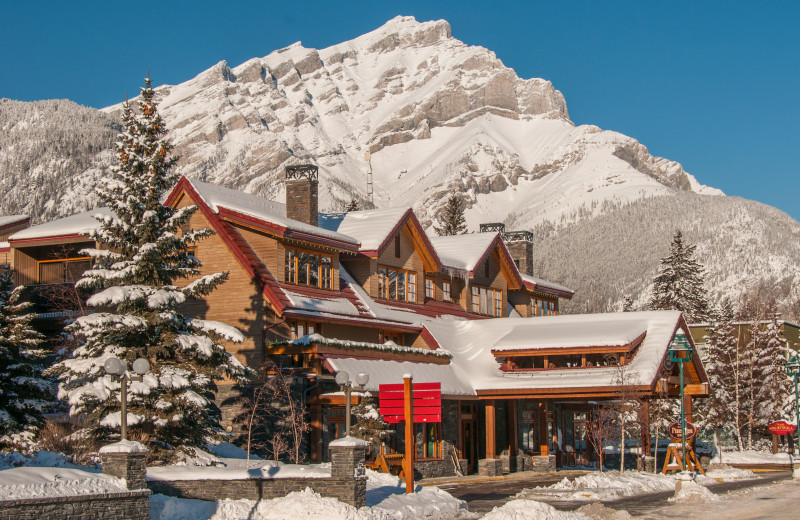 Winter at Banff Ptarmigan Inn.