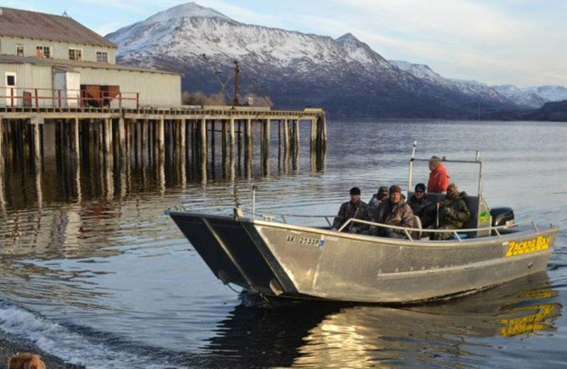 Fishing at Zachar Bay Lodge.