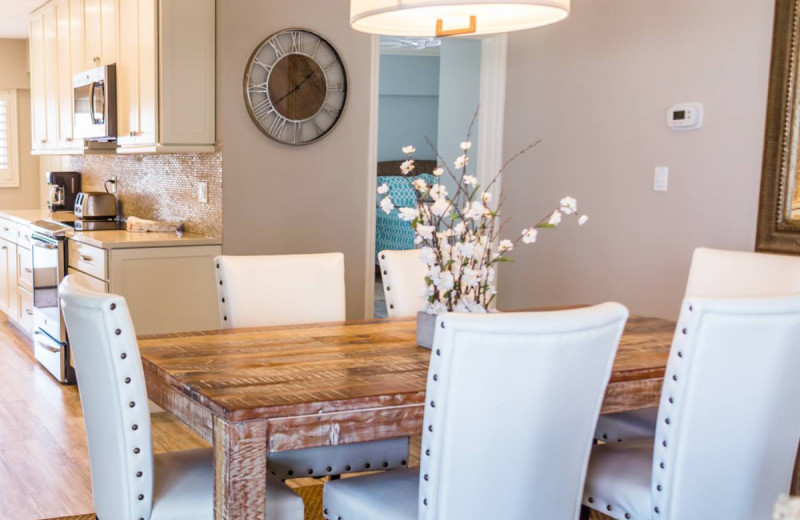 Guest dining room at Island House Beach Resort.