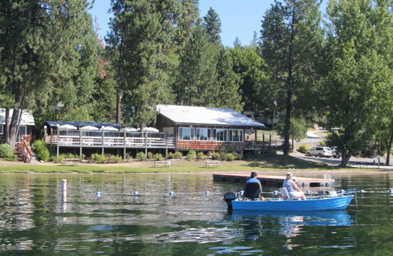 Exterior view of Silver Beach Resort.
