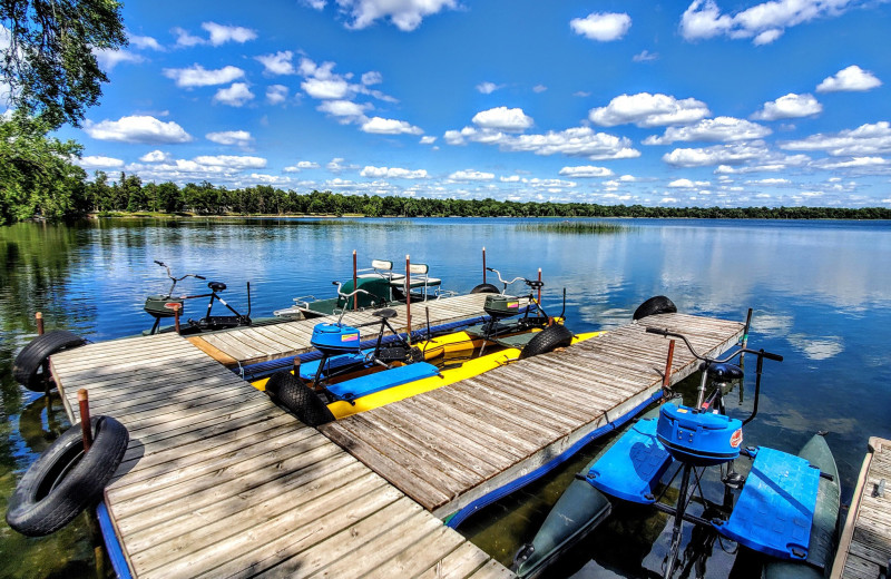 Lake at Clear Lake Resort.