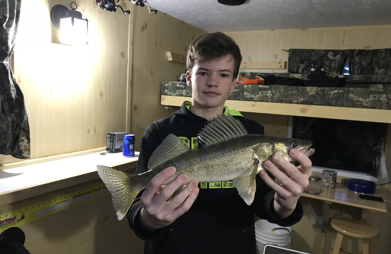 Fishing at Bladow Beach Resort & Campground.
