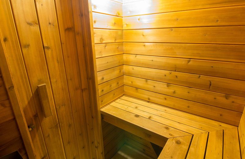 Sauna at Tallpine Lodges.