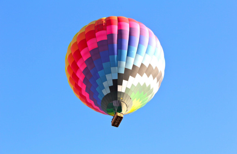 Hot air balloon ride at Roman Spa Hot Springs Resort.