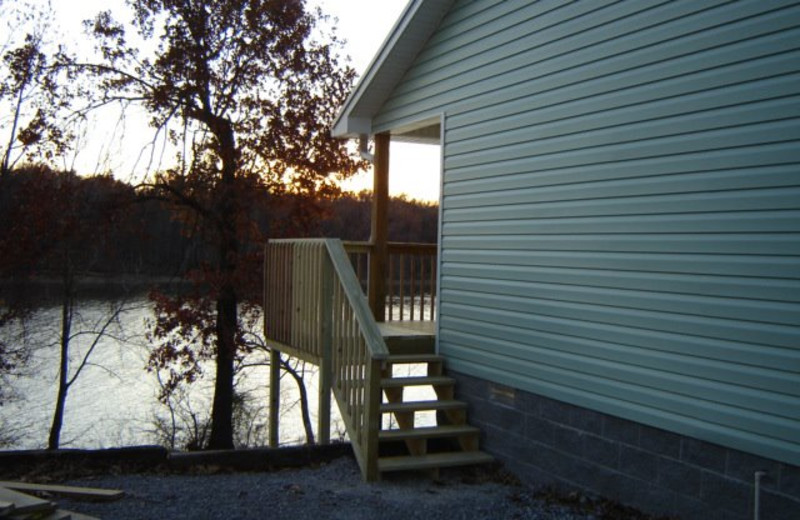 Cottage exterior at Moors Resort & Marina.