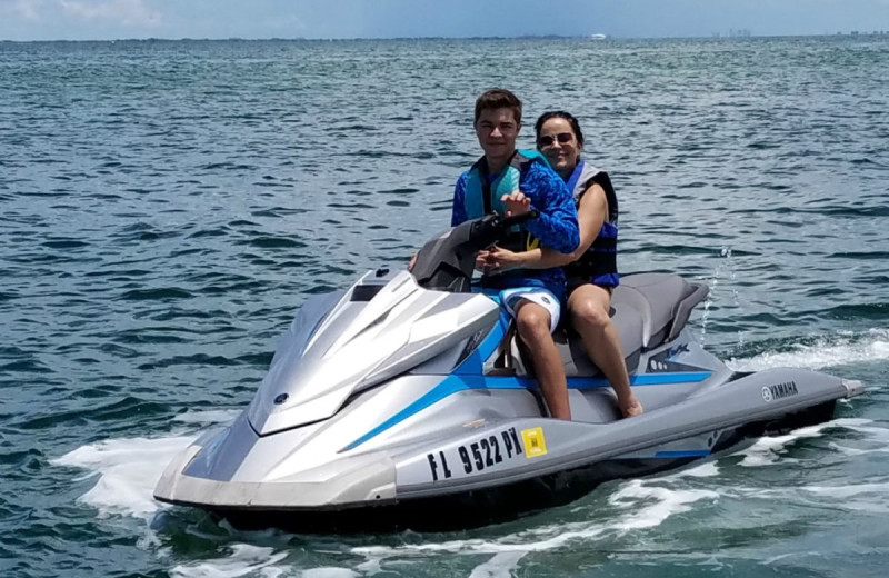 Jet ski at Anna Maria Vacations.