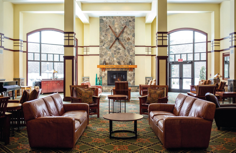 Lobby at Hunter Mountain Ski Resort.