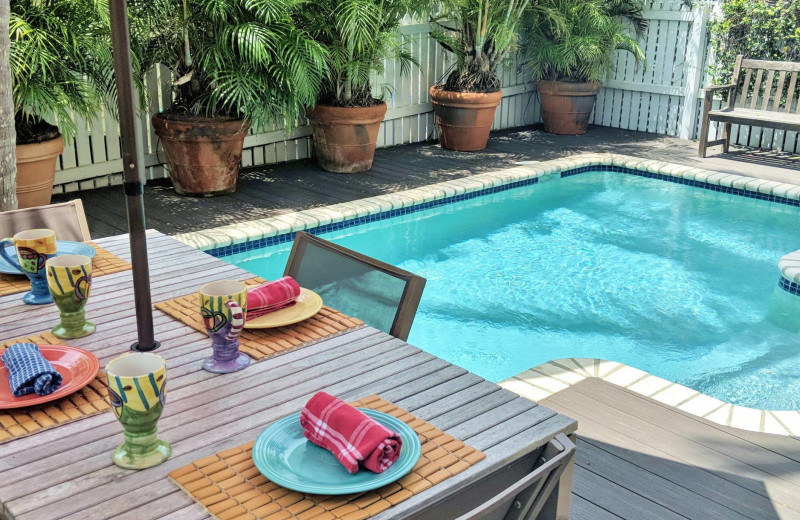 Rental pool at Preferred Properties Key West.