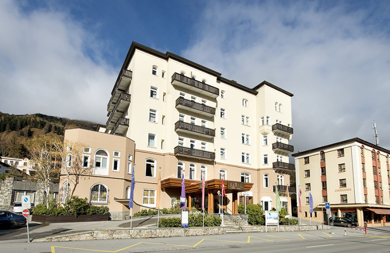 Exterior view of Rixos Flüela Davos.