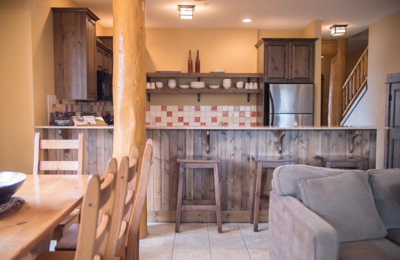 Guest kitchen at Northstar Mountain Village Resort.