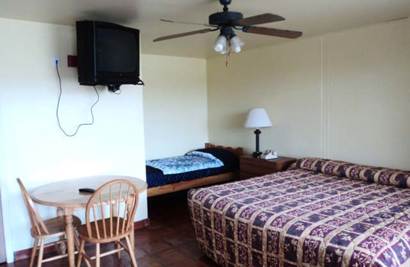 Suite guest room at Hunt's Castle Hotel.