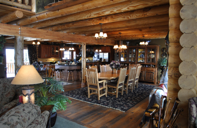 Breakfast area at Pine Lakes Lodge.