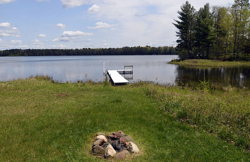 Lake view at North Country Vacation Rentals.