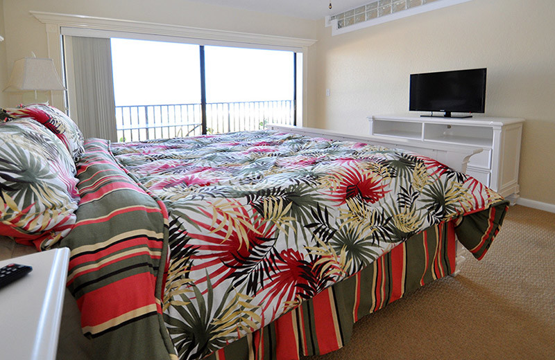 Rental bedroom at Prime Vacation Rentals.