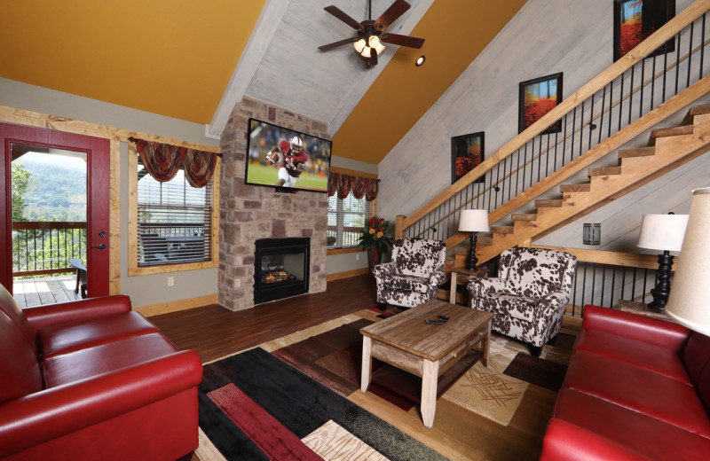 Rental living room at Eden Crest Vacation Rentals, Inc.