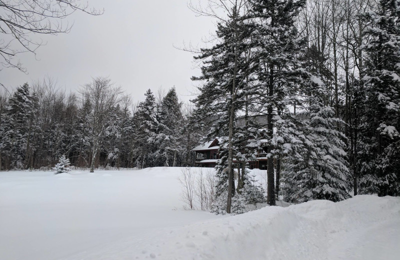 Winter exterior at Stowe Meadows.