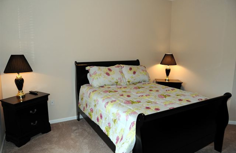 Rental bedroom at Biloxi Beach Resort Rentals.