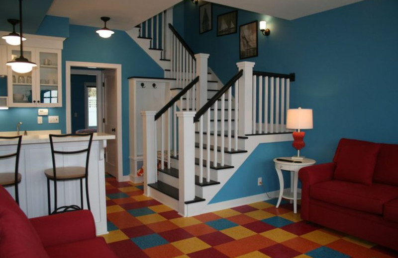 Vacation rental interior at The Beach House.