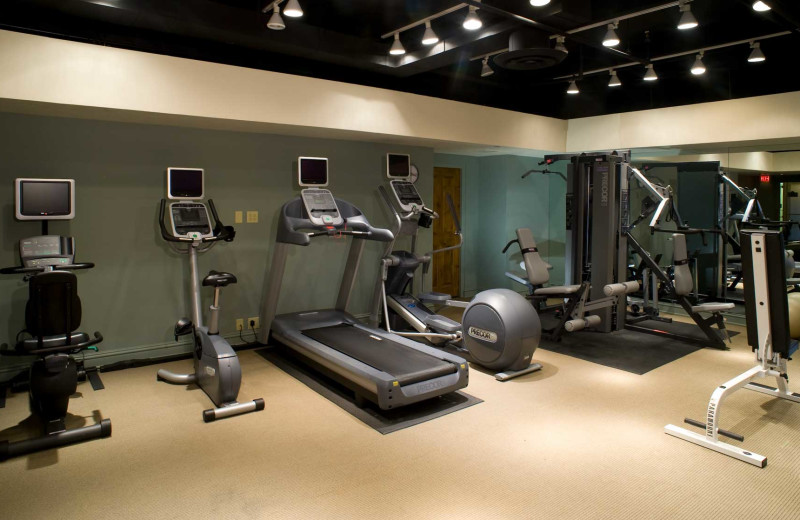 Fitness center at Vail's Mountain Haus.