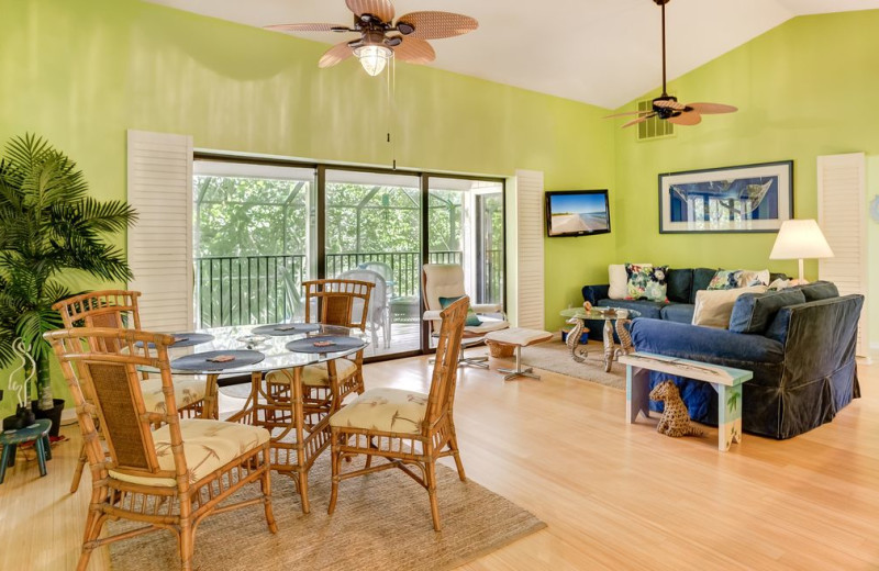 Rental living room at Kingfisher Vacations, Inc.