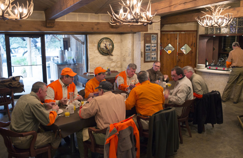 Dining at Joshua Creek Ranch.