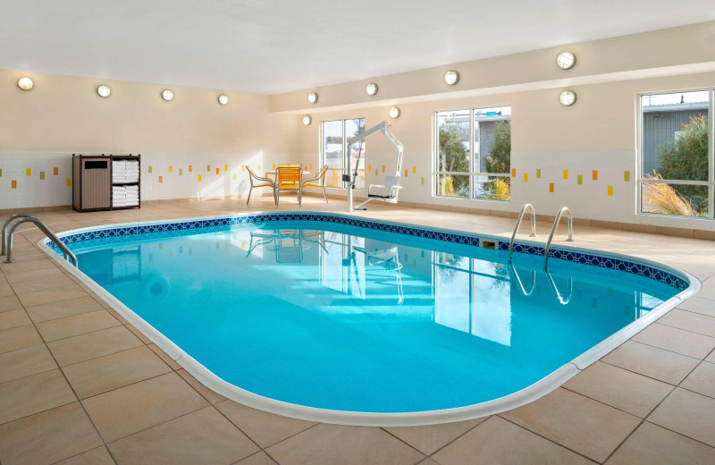 Indoor pool at Fairfield Inn Lima.