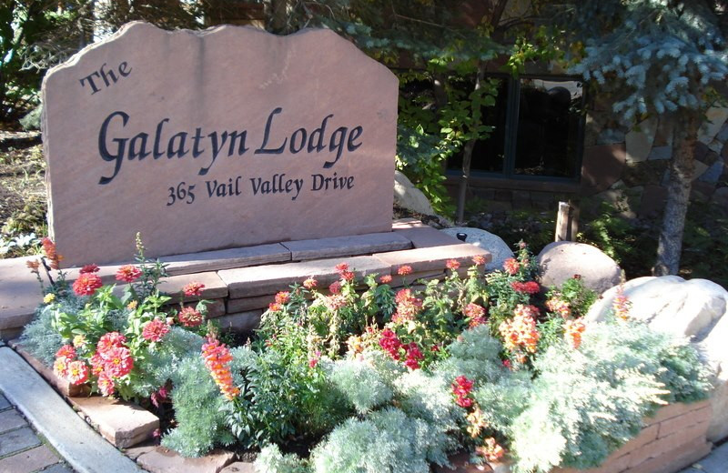 The Galatyn Lodge garden entrance.