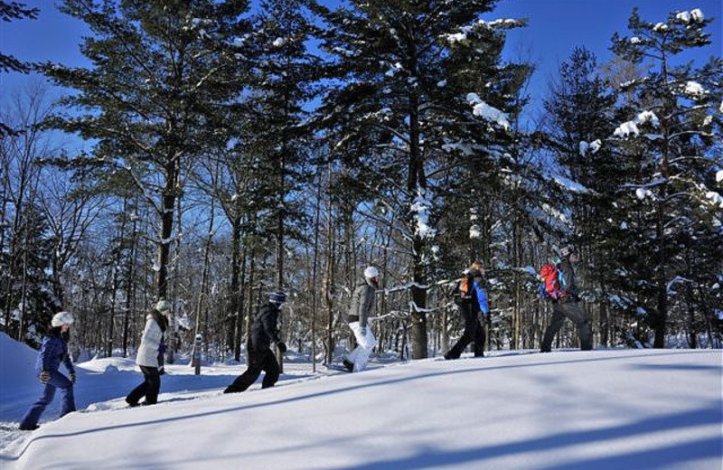 Snowshoeing at The Rosseau, A JW Marriott Resort 