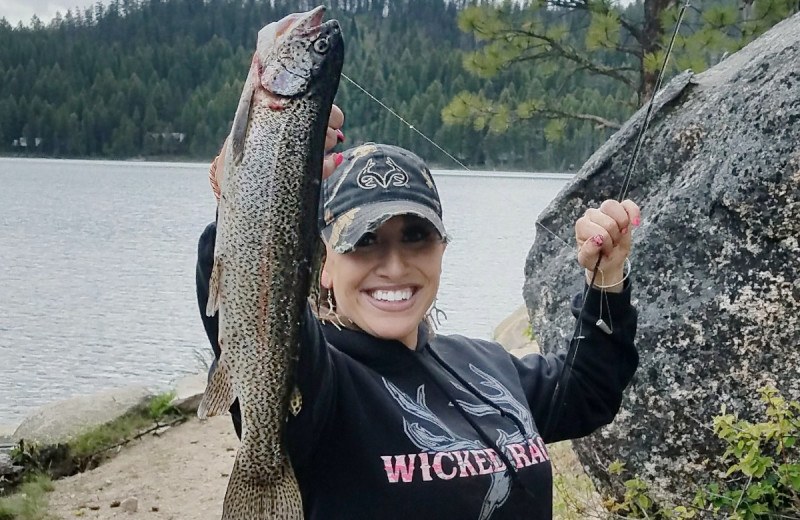 Fishing at North Shore Lodge & Resort.