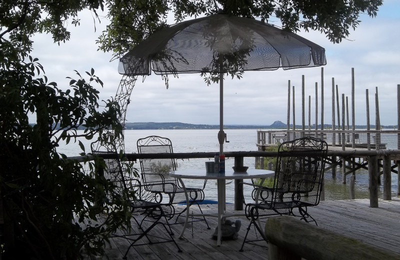 Lake view at Lakeside Lodge on East Lake Buchanon.