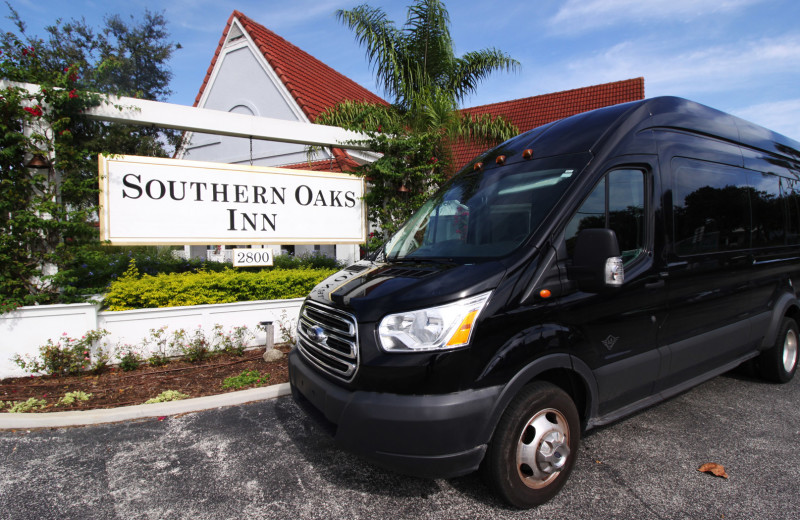 Shuttle at Southern Oaks Inn.