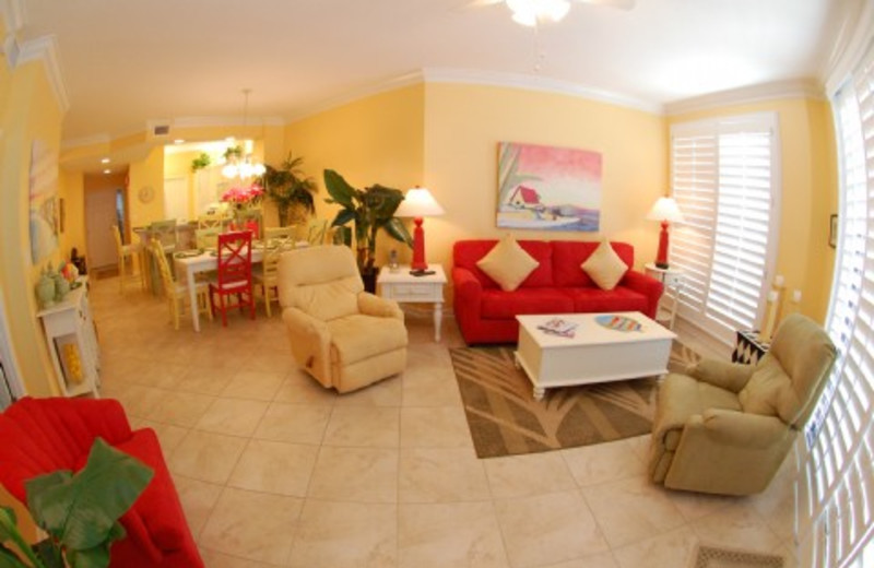 Living Room View at Seachase