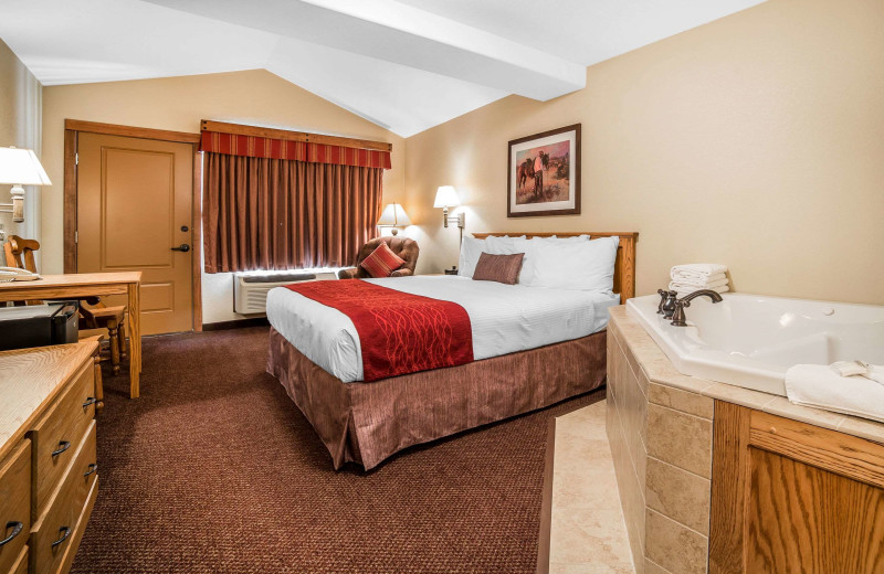 Guest room at K Bar S Lodge.