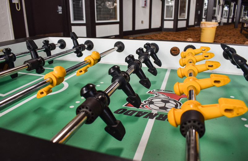 Foosball table at Cragun's Resort and Hotel on Gull Lake.