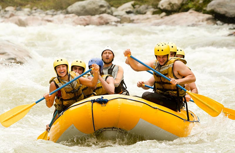 Rafting near Big Sky Charter & Fishcamp.