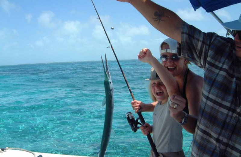 Fishing at Belize Beach Suites on Ambergris Caye.