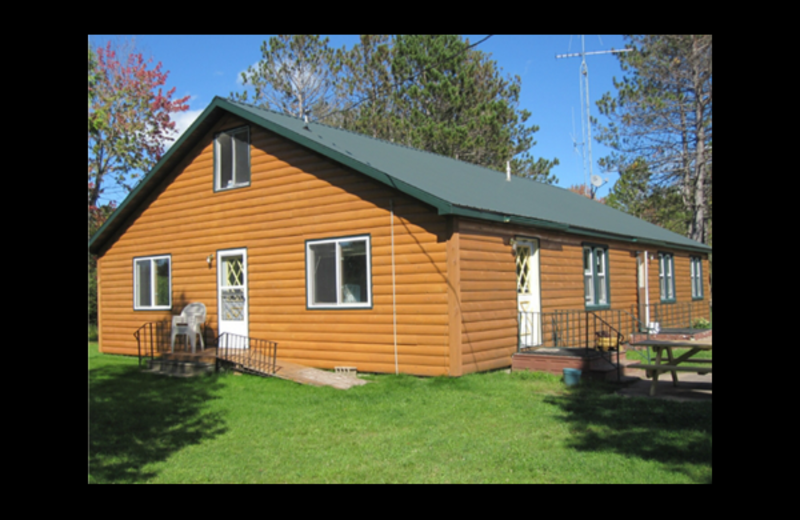 Cabin exterior at Brumley's Resort.