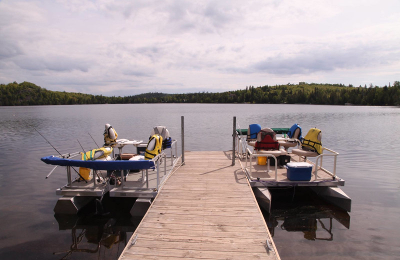 Dock at Solbakken Resort.