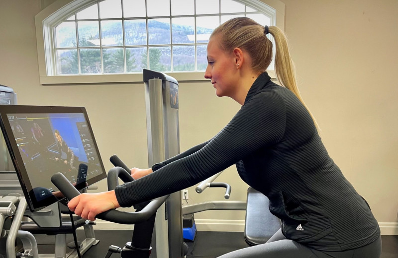 Fitness room at Emerson Resort & Spa.