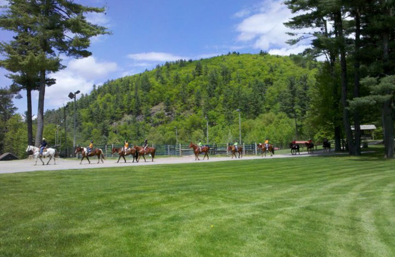 Horseback riding at Ridin-Hy Ranch Resort.