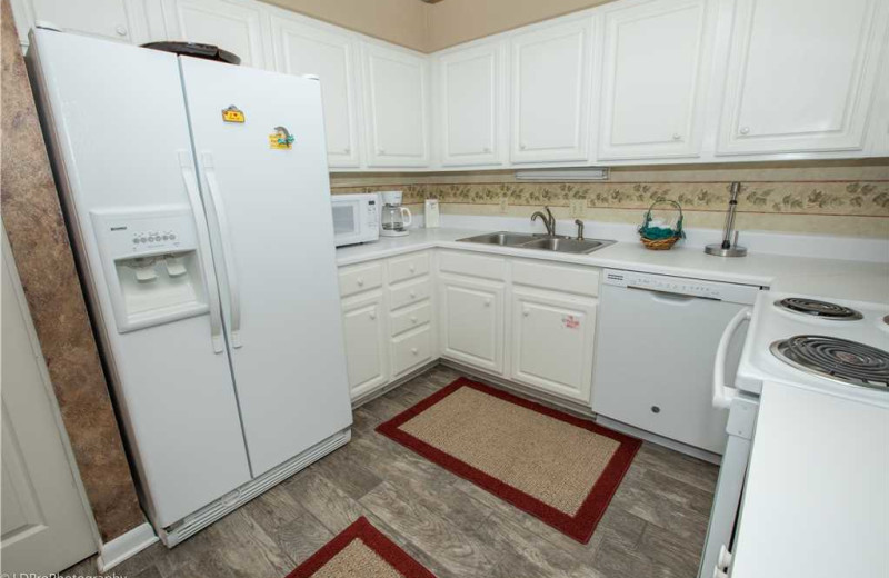 Kitchen at Holiday Isle Properties - Dolphin Point 103B.