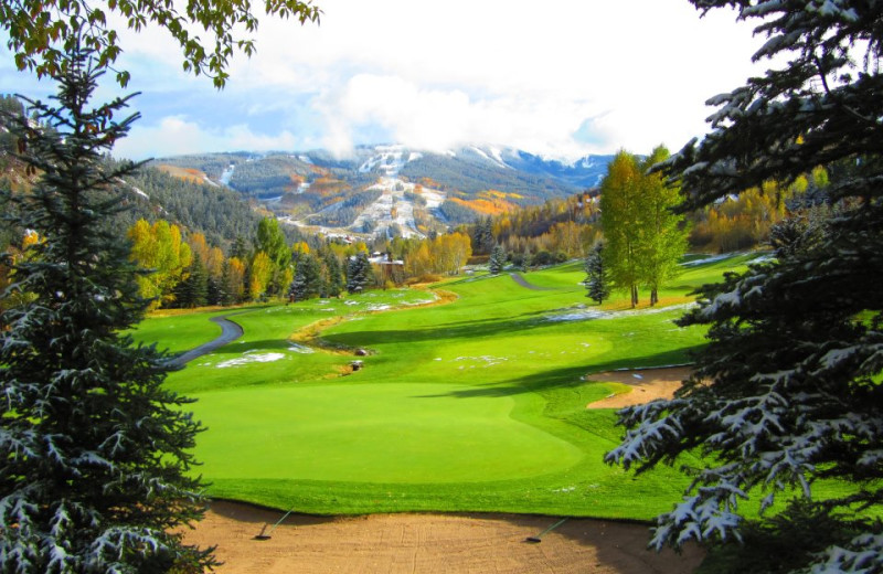 Golf course at The Borders Lodge.