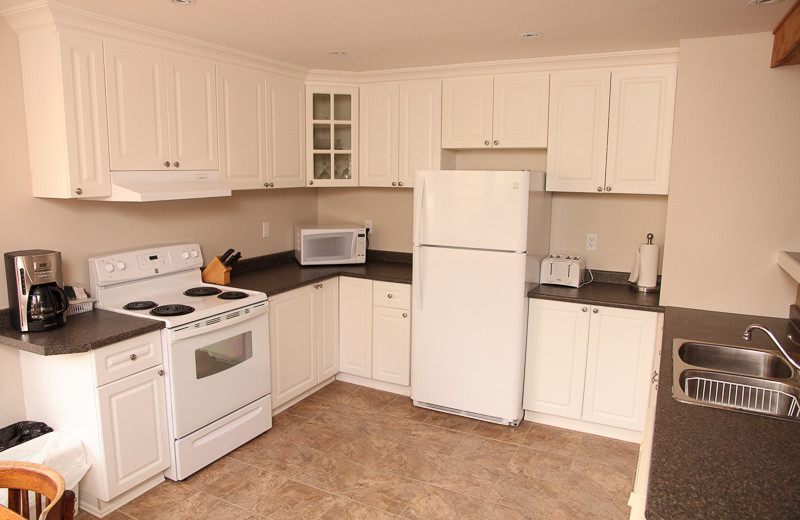 Cottage kitchen at Patterson Kaye Resort.