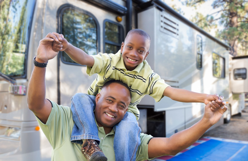 RV camping at Timber Trails Resort.