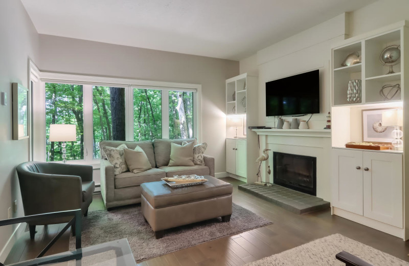 Guest living room at The Homestead.