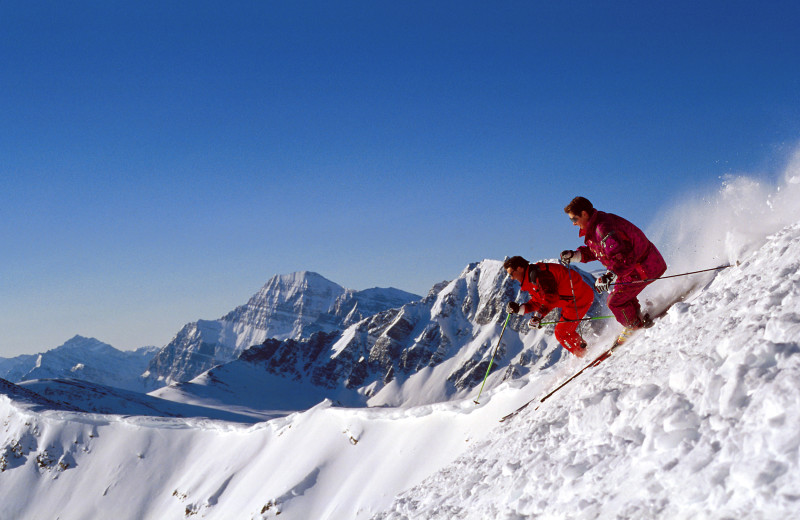 Skiing at Bear Cub Lodging.