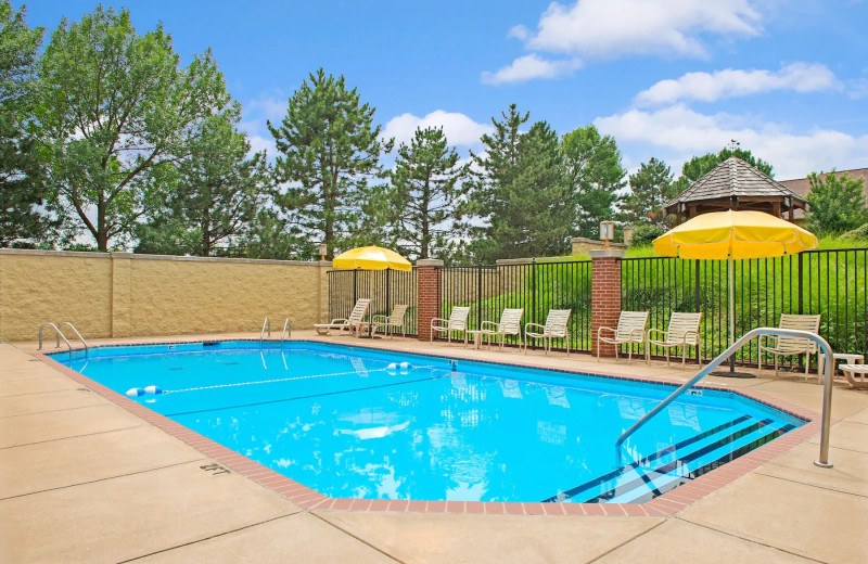 Outdoor pool at Days Inn 