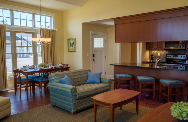 Guest living room at Massanutten Resort.